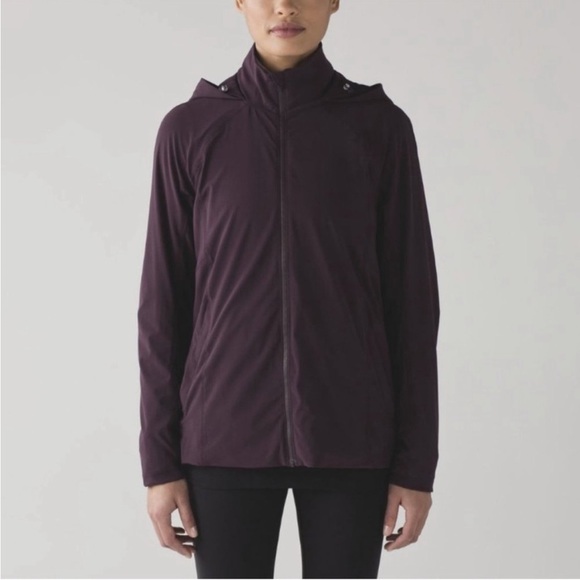 lululemon athletica Tops - Lululemon Athletica Deep Purple Zip-Up Jacket